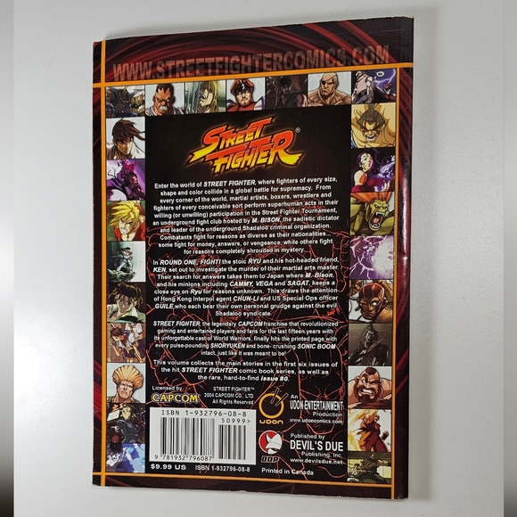 Udon Street Fighter Vol.1 Round  1 FIGHT! Comic book - Picture 3 of 5
